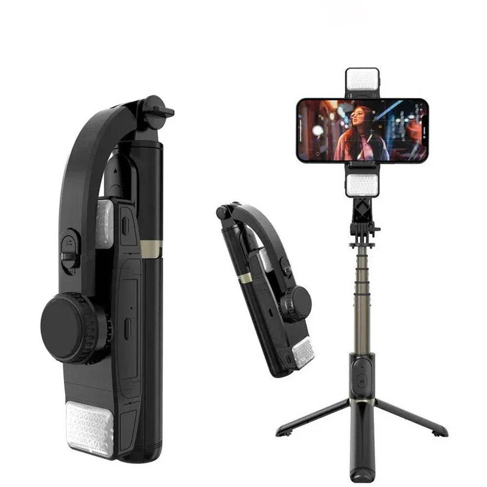 Trépied Selfie Multifonctionnel avec LED et Support Smartphone - Support Innovant