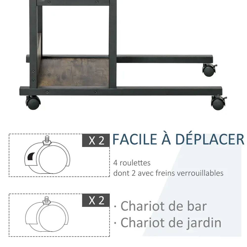 Table d’appoint réglable en hauteur robuste et pratique - Support Innovant